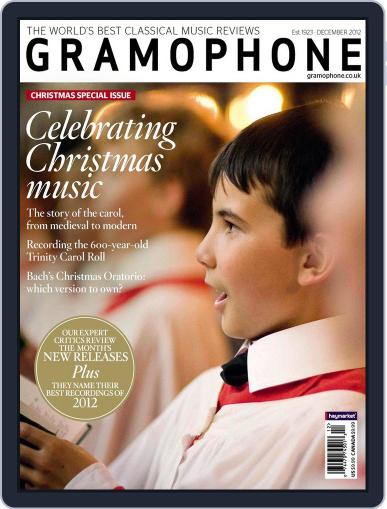 Gramophone November 26th, 2012 Digital Back Issue Cover