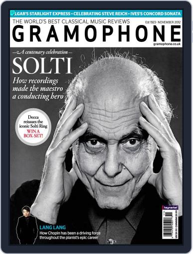 Gramophone October 29th, 2012 Digital Back Issue Cover