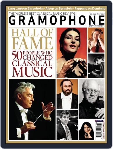 Gramophone April 13th, 2012 Digital Back Issue Cover