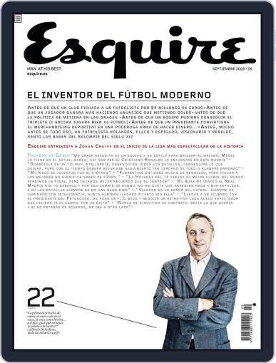 Esquire - España August 24th, 2009 Digital Back Issue Cover