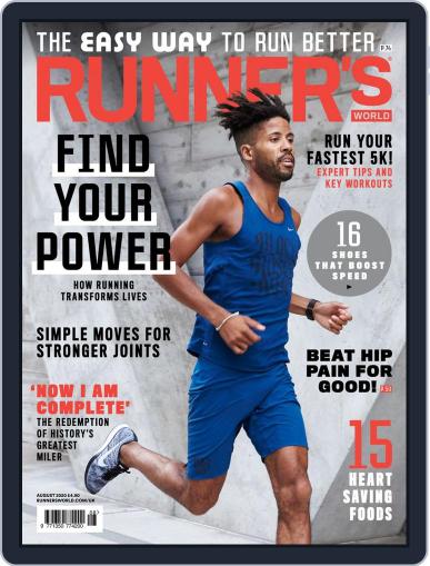 Runner's World UK August 1st, 2020 Digital Back Issue Cover