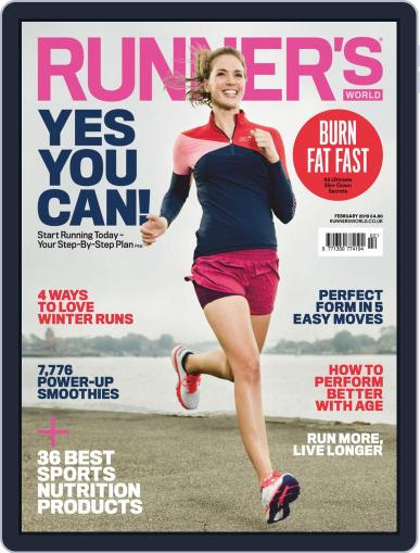 Runner's World UK February 1st, 2019 Digital Back Issue Cover