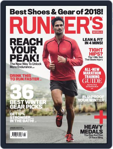 Runner's World UK January 1st, 2019 Digital Back Issue Cover