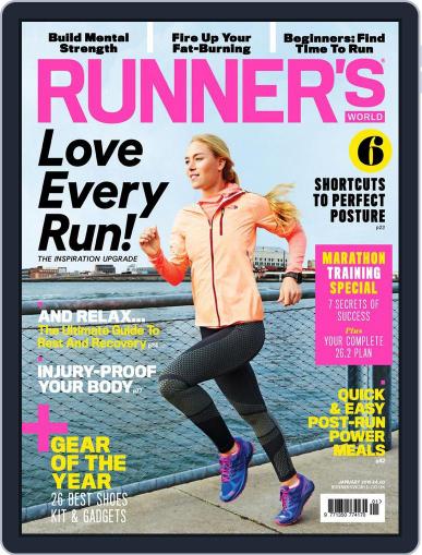 Runner's World UK January 1st, 2018 Digital Back Issue Cover
