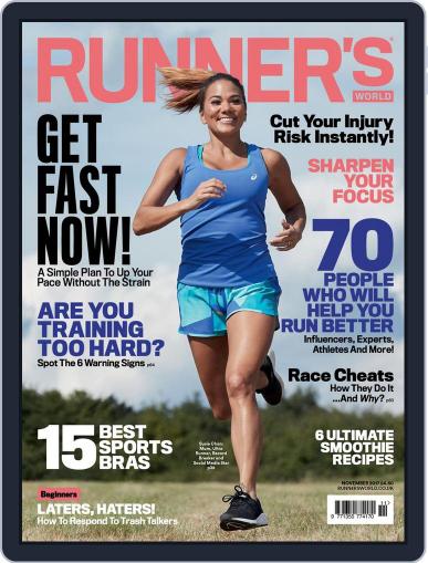 Runner's World UK November 1st, 2017 Digital Back Issue Cover