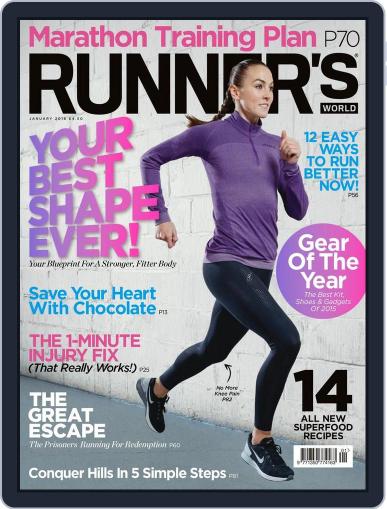 Runner's World UK December 4th, 2015 Digital Back Issue Cover