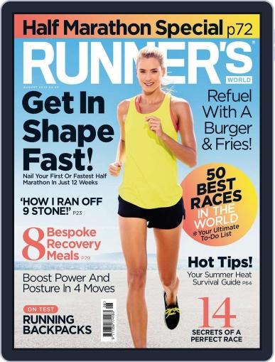 Runner's World UK August 1st, 2015 Digital Back Issue Cover
