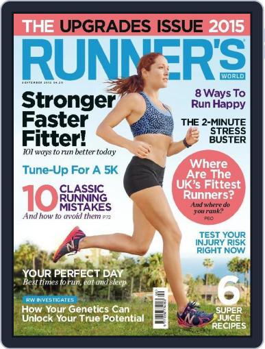 Runner's World UK July 31st, 2015 Digital Back Issue Cover