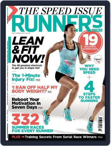 Runner's World UK August 1st, 2014 Digital Back Issue Cover