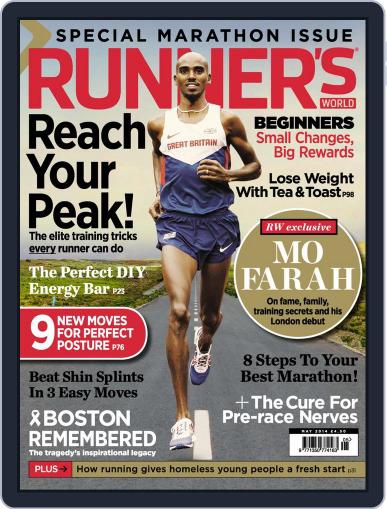 Runner's World UK April 4th, 2014 Digital Back Issue Cover