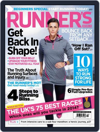 Runner's World UK January 2nd, 2014 Digital Back Issue Cover