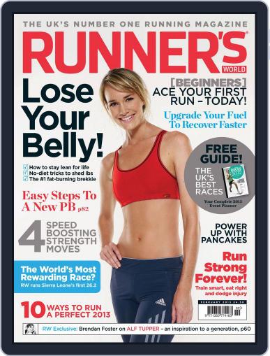 Runner's World UK January 3rd, 2013 Digital Back Issue Cover