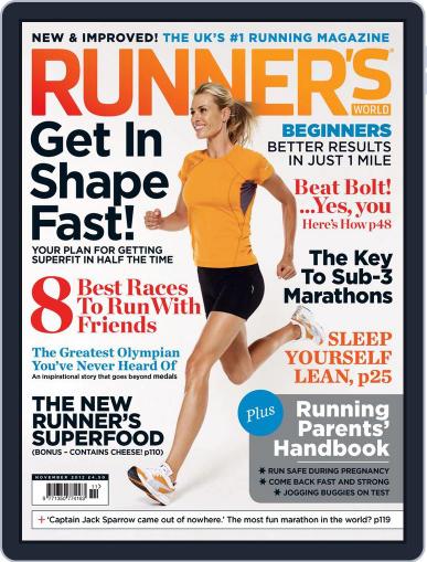 Runner's World UK October 3rd, 2012 Digital Back Issue Cover
