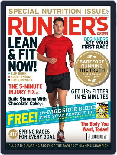 Runner's World UK February 27th, 2012 Digital Back Issue Cover