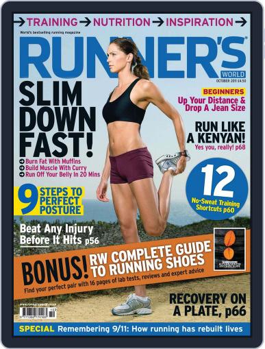 Runner's World UK August 28th, 2011 Digital Back Issue Cover