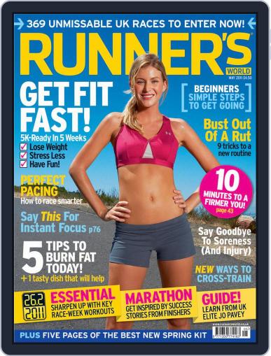 Runner's World UK March 30th, 2011 Digital Back Issue Cover