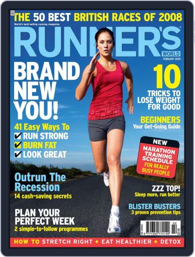 Runner's World UK January 2nd, 2009 Digital Back Issue Cover
