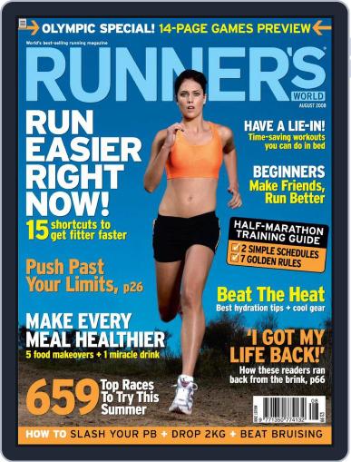 Runner's World UK July 1st, 2008 Digital Back Issue Cover