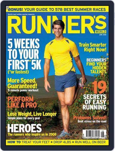 Runner's World UK April 30th, 2008 Digital Back Issue Cover