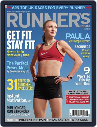 Runner's World UK April 1st, 2008 Digital Back Issue Cover