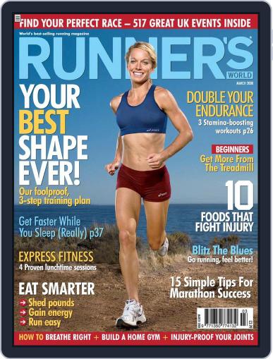 Runner's World UK January 31st, 2008 Digital Back Issue Cover