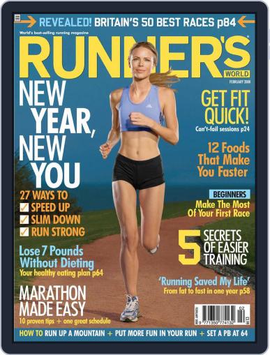 Runner's World UK January 4th, 2008 Digital Back Issue Cover