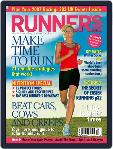 Runner's World UK November 9th, 2006 Digital Back Issue Cover