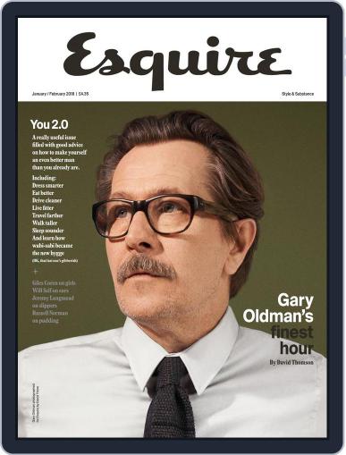 Esquire UK January 1st, 2018 Digital Back Issue Cover
