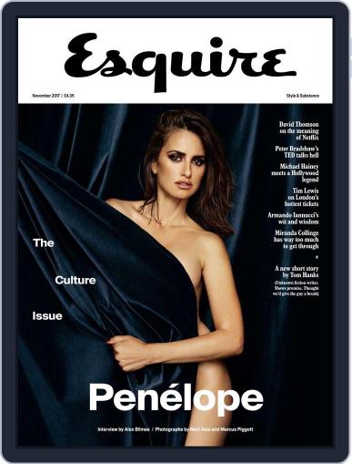 Esquire UK November 1st, 2017 Digital Back Issue Cover