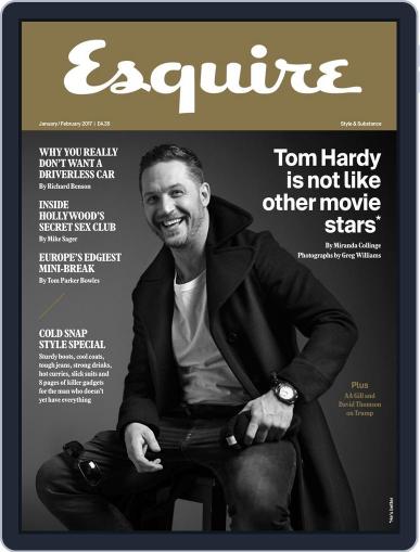 Esquire UK January 1st, 2017 Digital Back Issue Cover