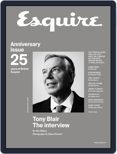 Esquire UK November 1st, 2016 Digital Back Issue Cover