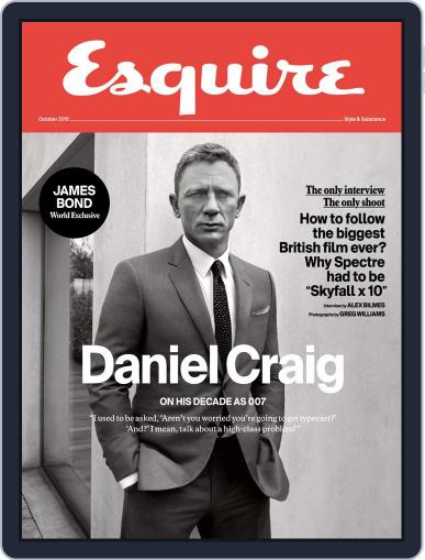 Esquire UK September 30th, 2015 Digital Back Issue Cover