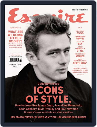 Esquire UK January 31st, 2015 Digital Back Issue Cover