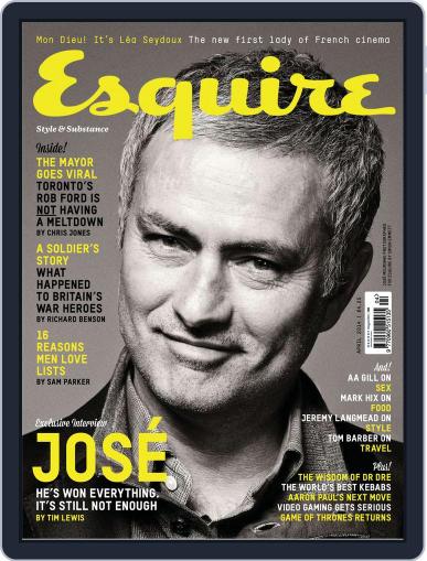 Esquire UK March 5th, 2014 Digital Back Issue Cover