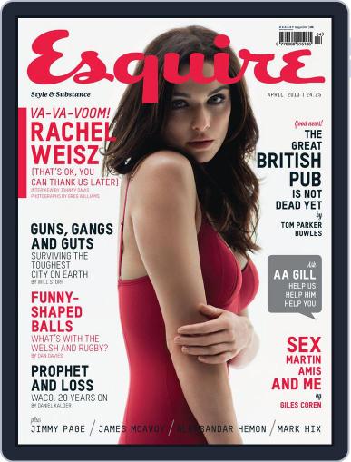 Esquire UK March 19th, 2013 Digital Back Issue Cover