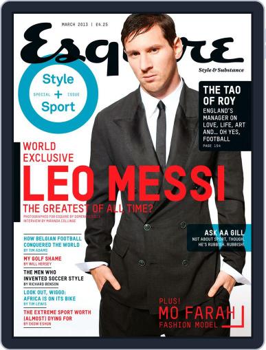 Esquire UK February 13th, 2013 Digital Back Issue Cover