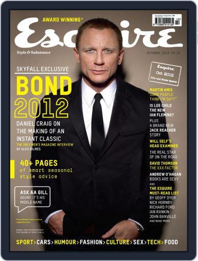 Esquire UK September 12th, 2012 Digital Back Issue Cover