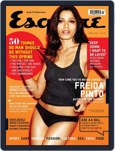 Esquire UK March 8th, 2012 Digital Back Issue Cover