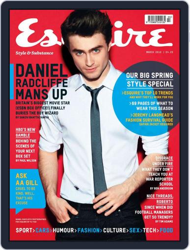 Esquire UK February 9th, 2012 Digital Back Issue Cover