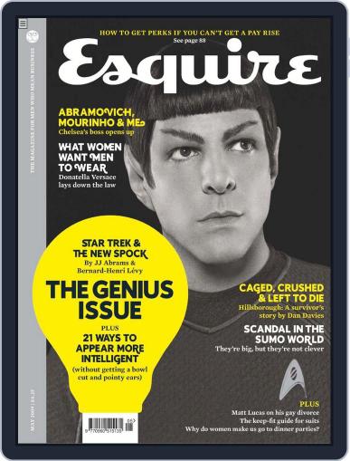 Esquire UK April 1st, 2009 Digital Back Issue Cover