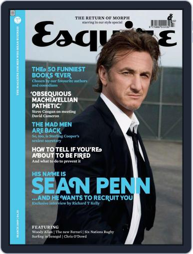 Esquire UK February 6th, 2009 Digital Back Issue Cover
