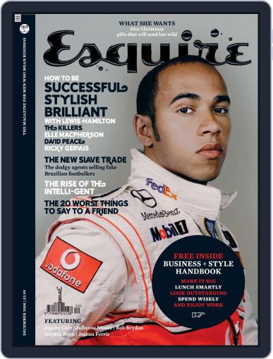 Esquire UK November 2nd, 2008 Digital Back Issue Cover