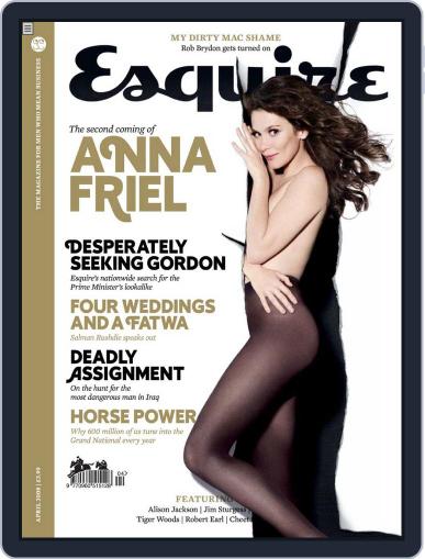 Esquire UK February 27th, 2008 Digital Back Issue Cover
