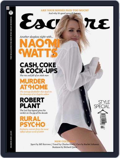 Esquire UK February 4th, 2008 Digital Back Issue Cover