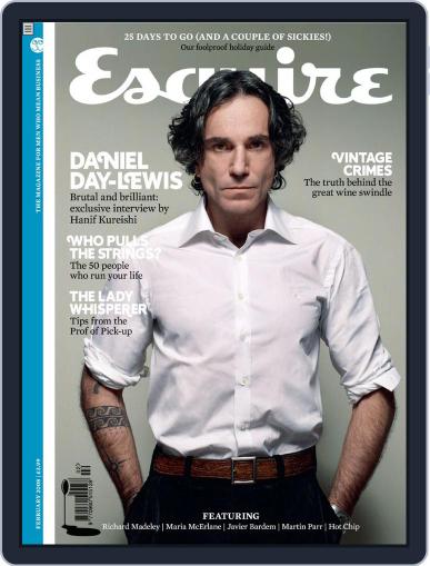 Esquire UK January 16th, 2008 Digital Back Issue Cover
