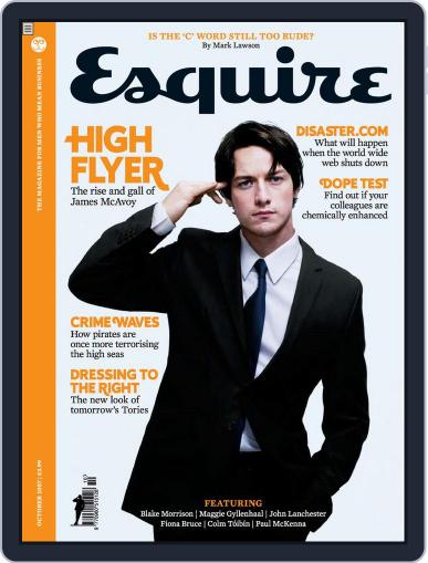 Esquire UK September 6th, 2007 Digital Back Issue Cover