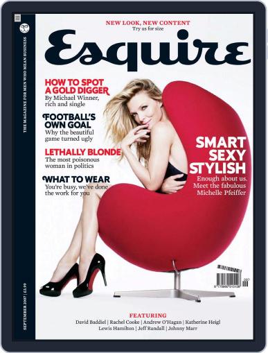 Esquire UK August 7th, 2007 Digital Back Issue Cover
