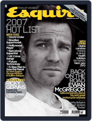 Esquire UK January 19th, 2007 Digital Back Issue Cover