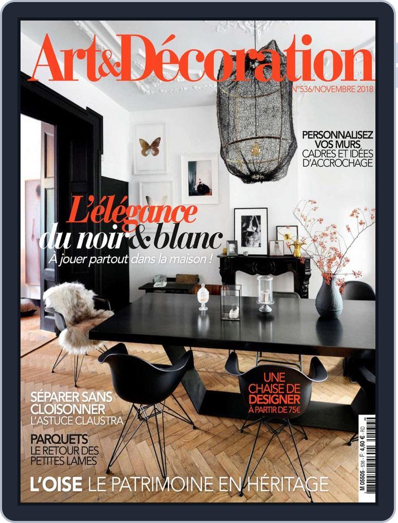 Art & Décoration (Digital) Subscription                    November 1st, 2018 Issue