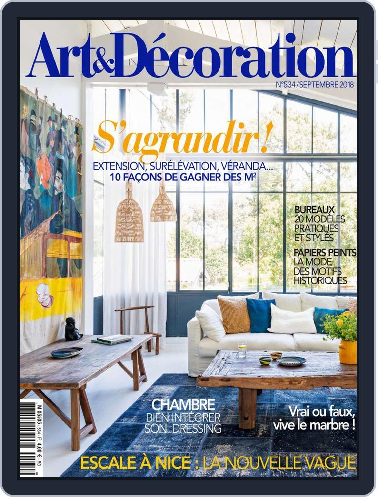 Art & Décoration (Digital) Subscription                    August 10th, 2018 Issue